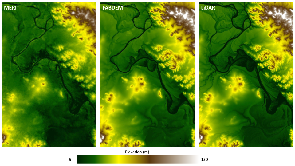 digital elevation models DEMS fathom 