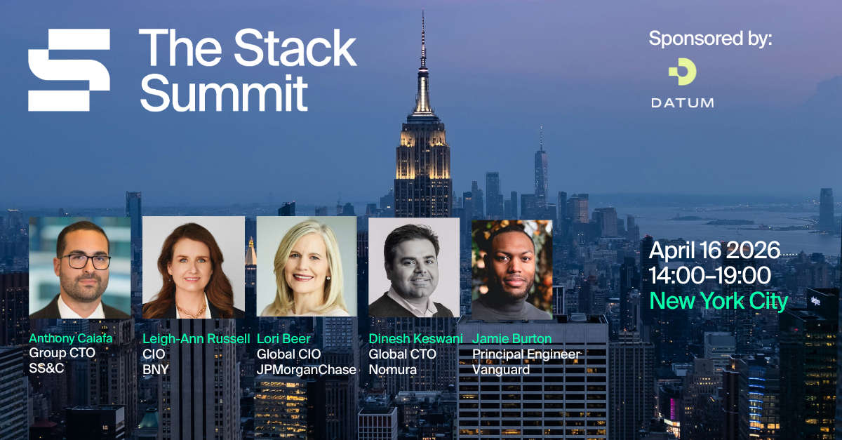 Join BNY, JPMorgan, Nomura's global tech leaders at The Stack Summit in New York