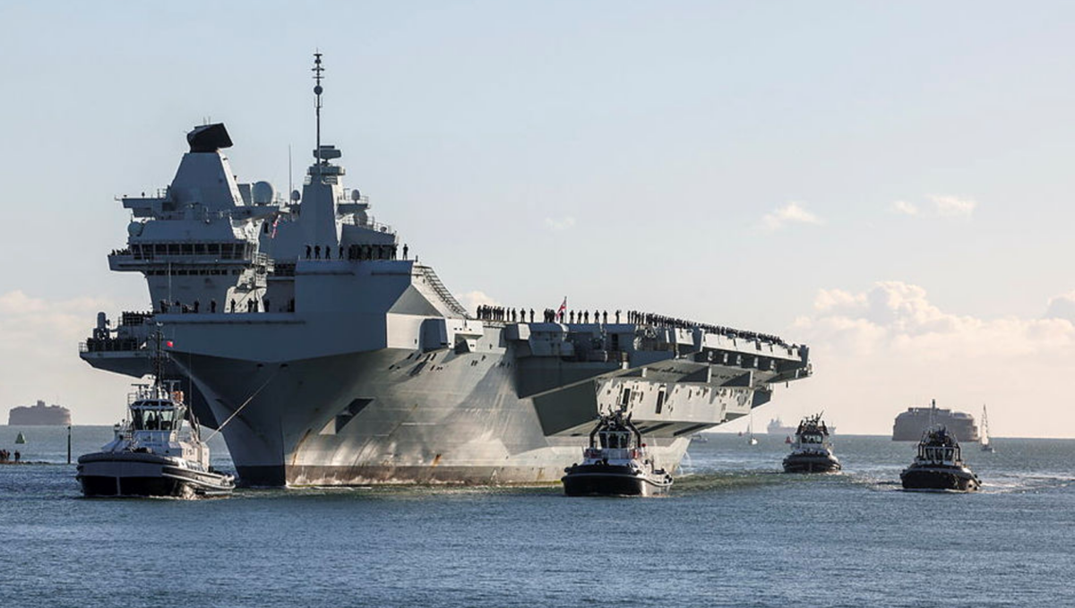 Royal Navy spins up “sovereign AI” on its aircraft carrier