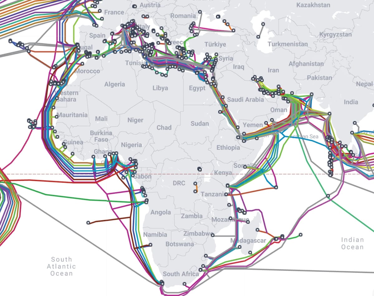 Iran goes to war, but experts say it's unlikely Red Sea cables are at risk