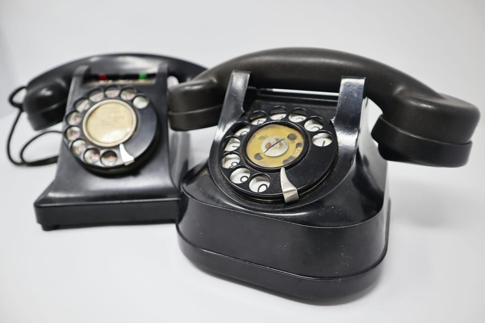 Two rotary phones next to each other. Agent-to-agent security issues were the next big interest said cybersecurity firm Zscaler