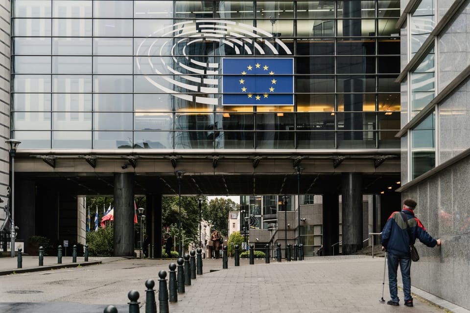 An EU government building. The Data Act was approved by the European Parliament.