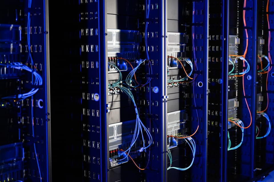 The inside of a Nebius data cent