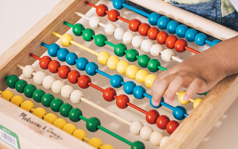 A child using an abacus. Google has counted four zero day vulnerabilities in Chrome this March.