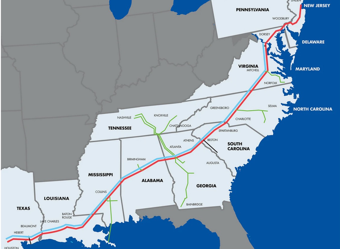  Major US pipeline shut down by ransomware. It carries some 45% of the East Coast's supply of diesel, gasoline and jet fuel, as well as fuel for the US Military through its 5,500 mile pipeline network. 