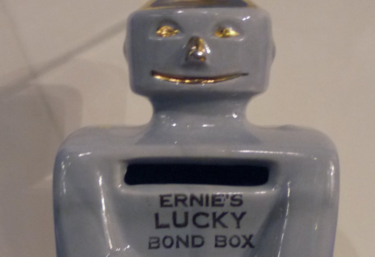 An ERNIE money box. Image courtesy Wikimedia.