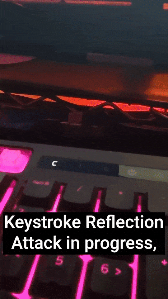 Animated GIF showing the Keystroke Reflection technique in action. Image courtesy Hak5.